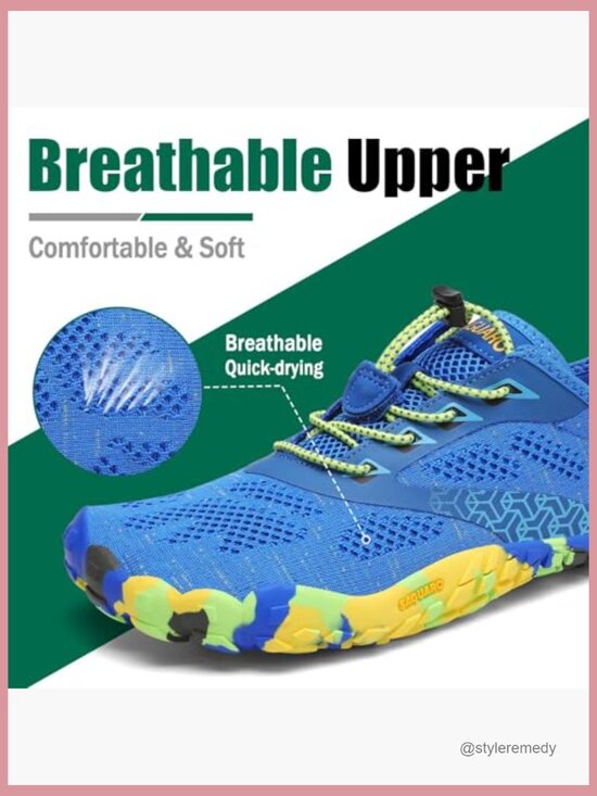 Wide Toe Box Minimalist Sneakers Zero Drop Trail Running Shoe main image 5
